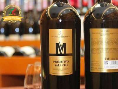 Rượu vang M Primitivo Salento – tuyệt tác của những trái nho Primitivo đến từ xứ sở mỳ ống 