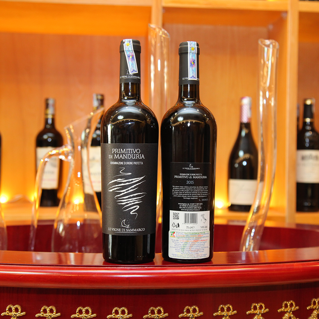 Vang Ý Leve Primitivo di Manduria