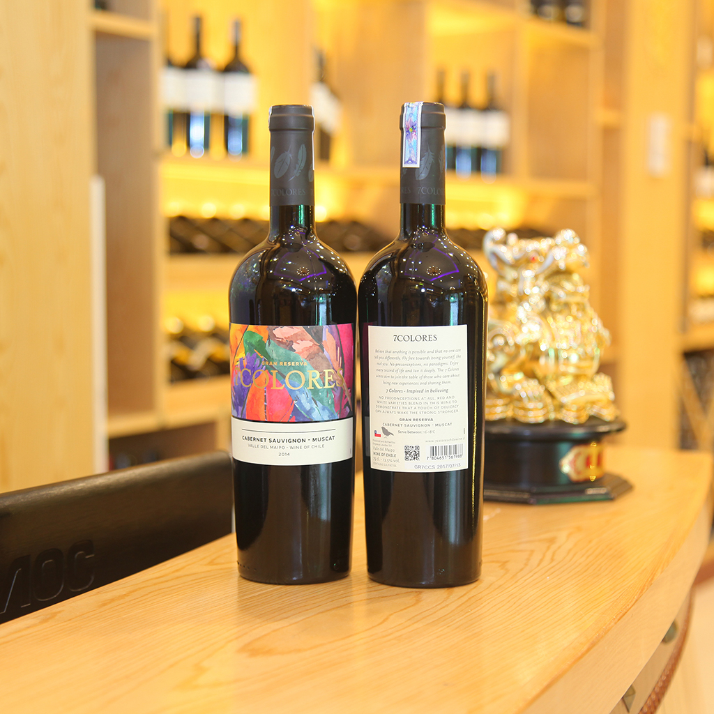 Rượu vang Chile 7Colores Gran Reserva Muscat