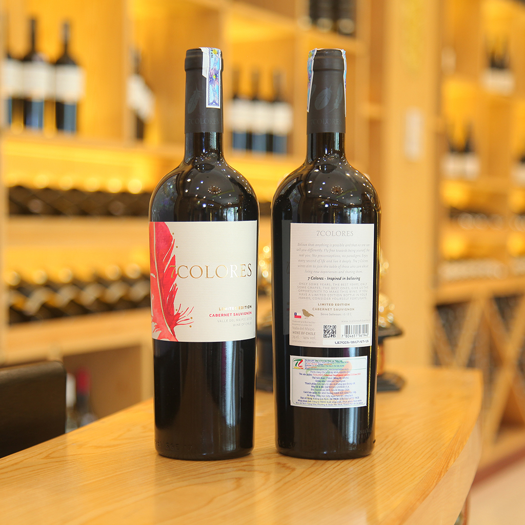 Rượu vang Chile 7Colores Limited Edition