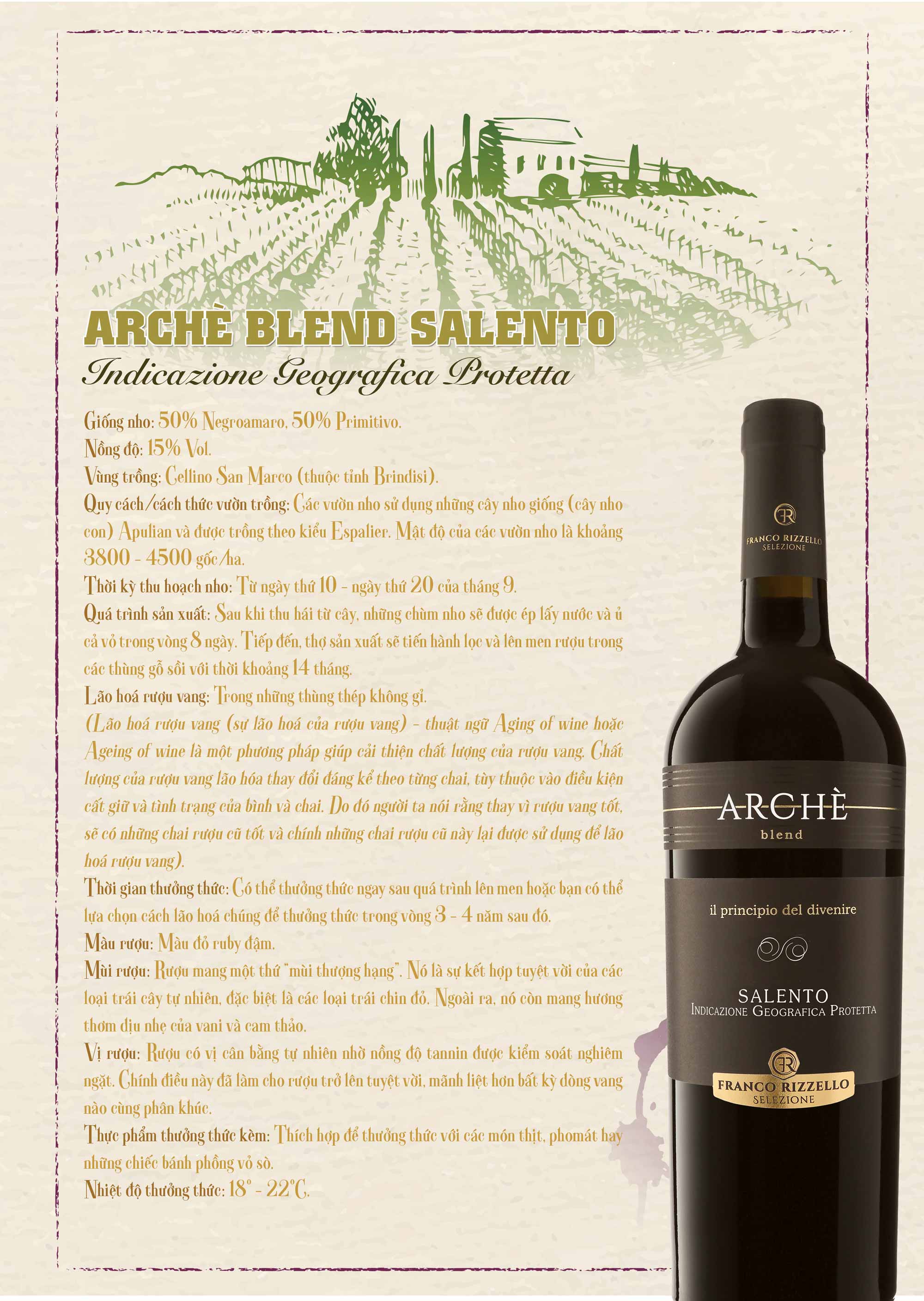 ARCHE BLEND SALENTO ROSSO matsau