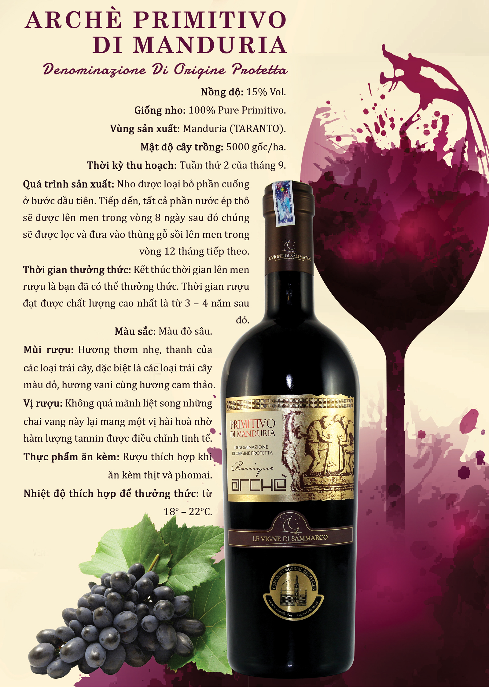 Le Vigne de Sammarco Arche Primitivo di Manduria Noidung2