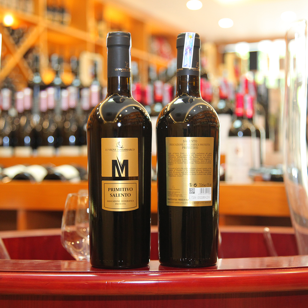 Rượu vang Ý M Primitivo Salento