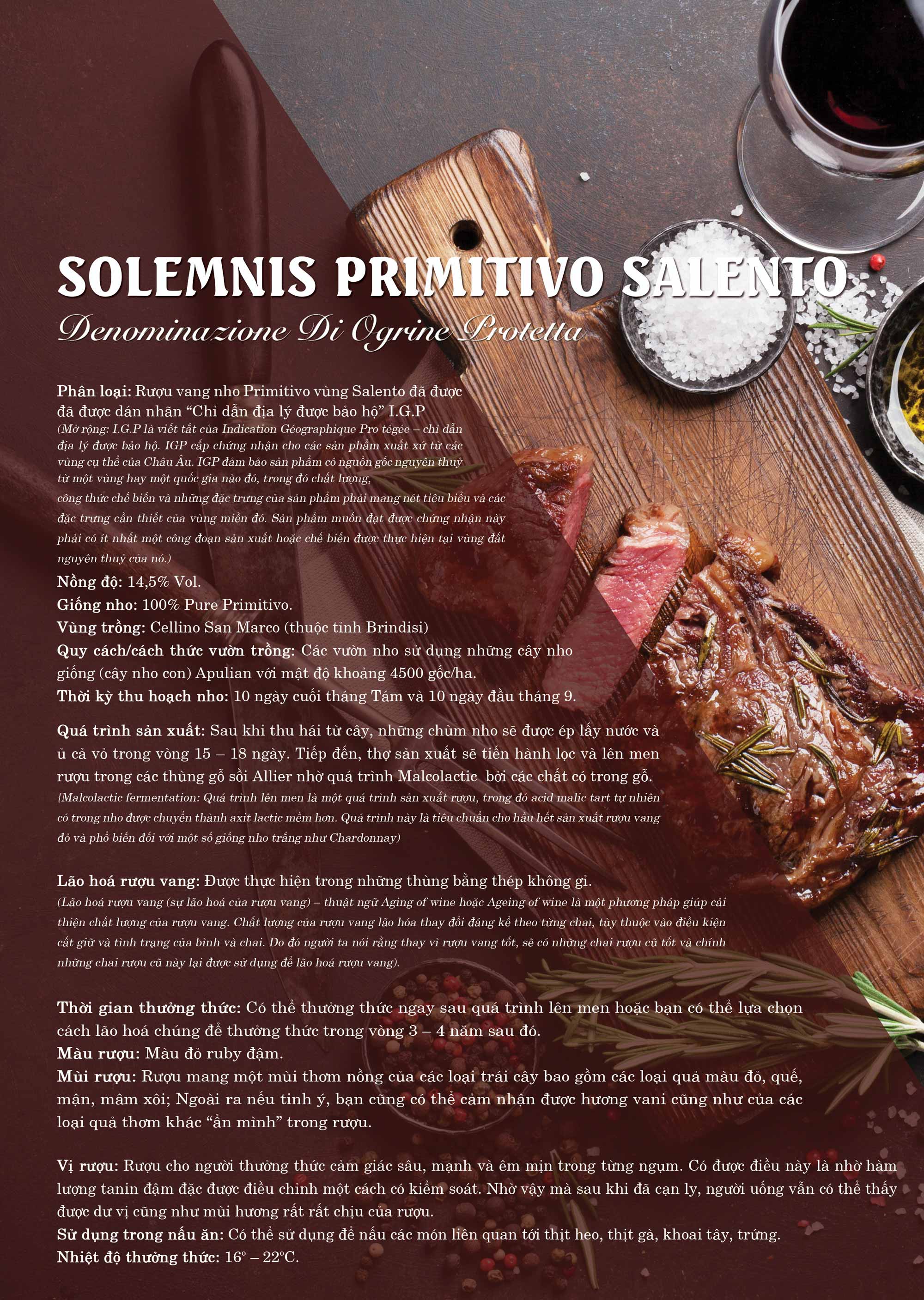 SOLEMNIS PRIMITIVO SALENTO matsau