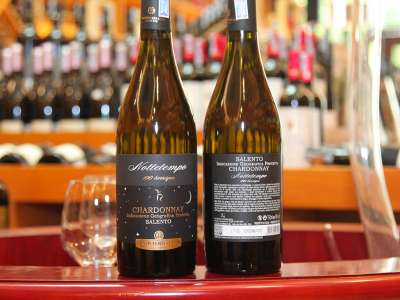Rượu vang Ý Nottetempo 100 Barrique Chardonnay Salento