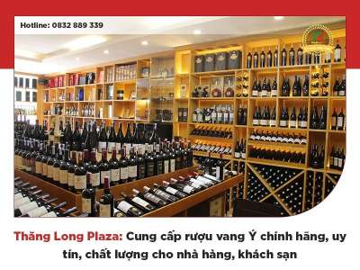 Đồ uống nhập khẩu Thăng Long Plaza - Nhà phân phối rượu vang Ý chính hãng cho các nhà hàng và khách sạn
