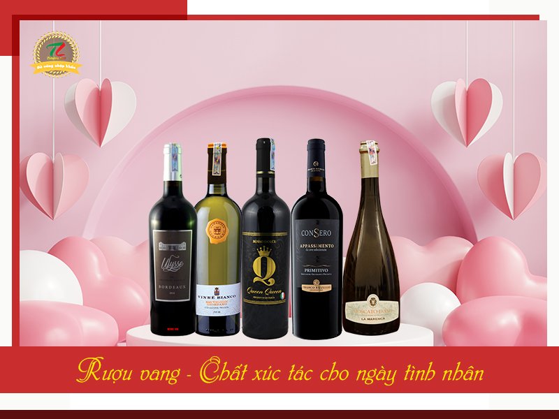 ruou vang chat xuc tac cho dem hen ho valentine them ngot ngao 1