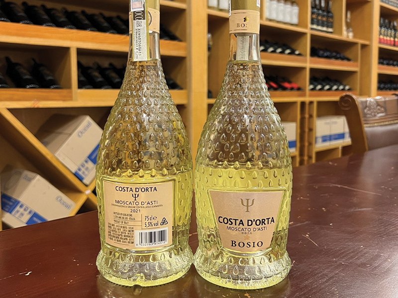 Rượu vang Ý Costa D'orta Moscato D'Asti Bosio 